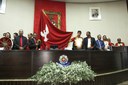 Câmara Municipal recebe a visita da bandeira do Divino Espírito Santo